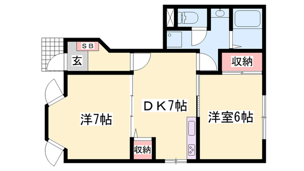 アメニティ10の物件間取画像